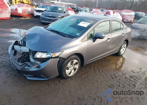 2015 Honda Civic Lx z USA, uszkodzony, nr VIN 19XFB2F55FE277598